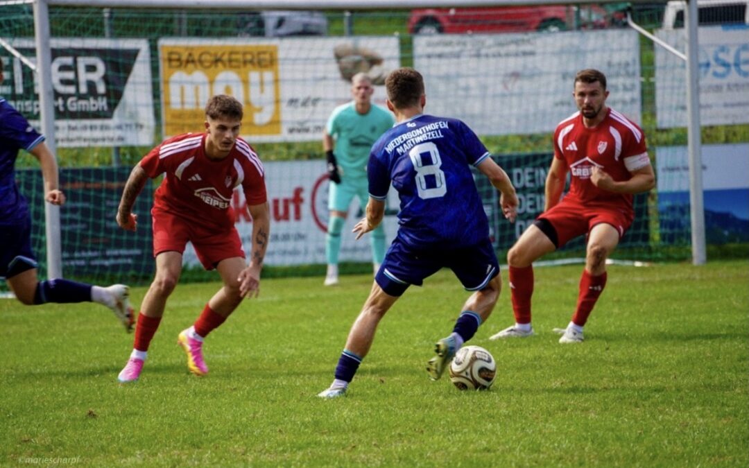 7. Spieltag Bezirksliga Süd 26/27: Auswärtssieg! TSV Merching entführt drei Punkte aus Niedersonthofen